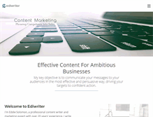 Tablet Screenshot of ediwriter.com